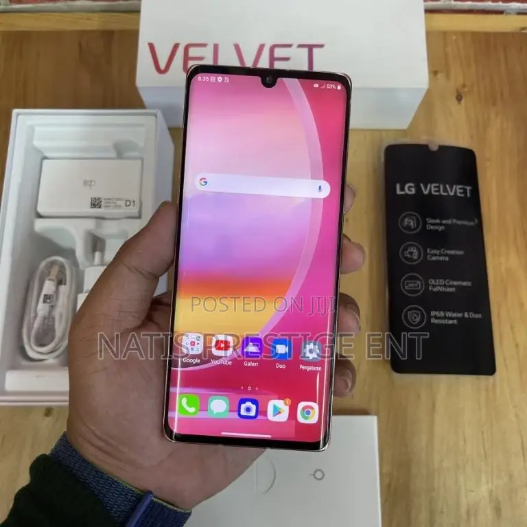 New LG Velvet 5G 128 GB Black
