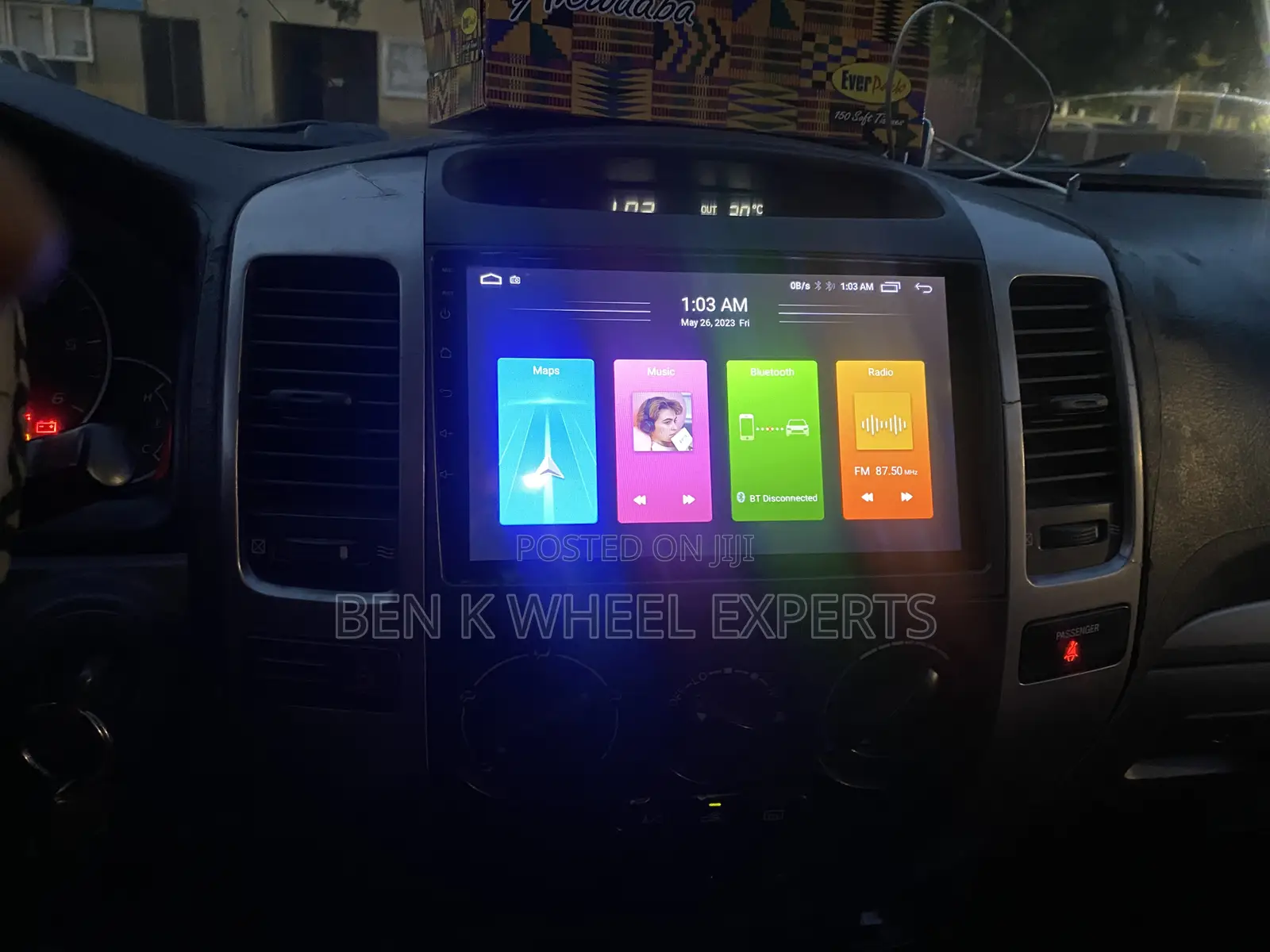 Toyota Prado 2009 Android Screen 