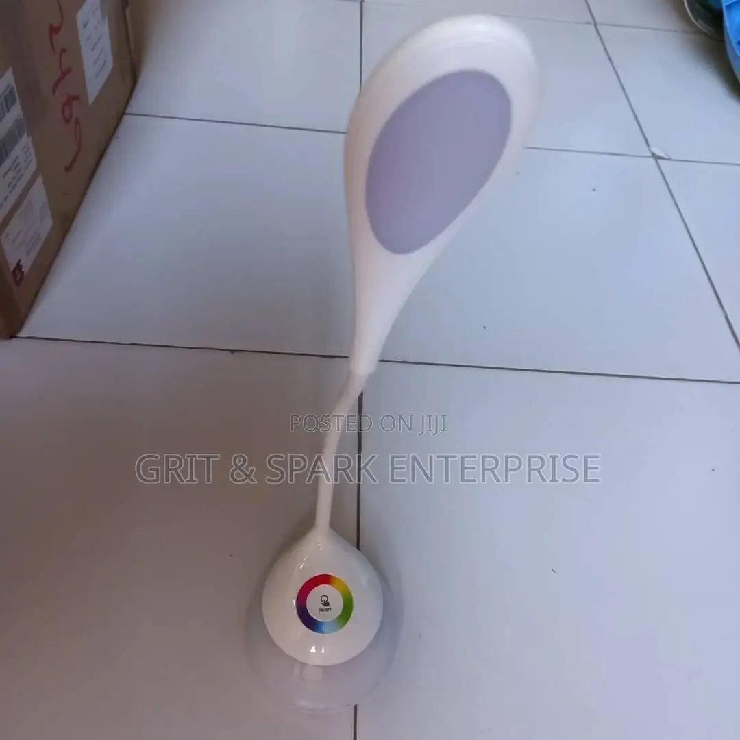 Desk Lamp Roll RGB White Rechargeable Colour Changing LED