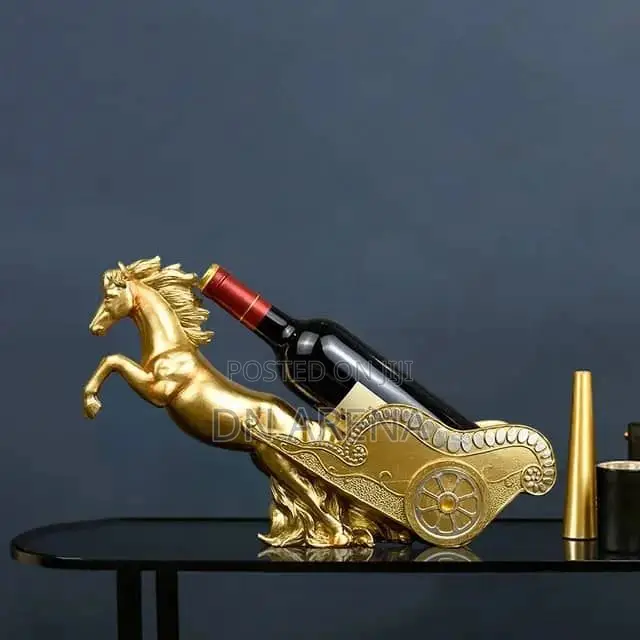 Golden Horse Wine Rack