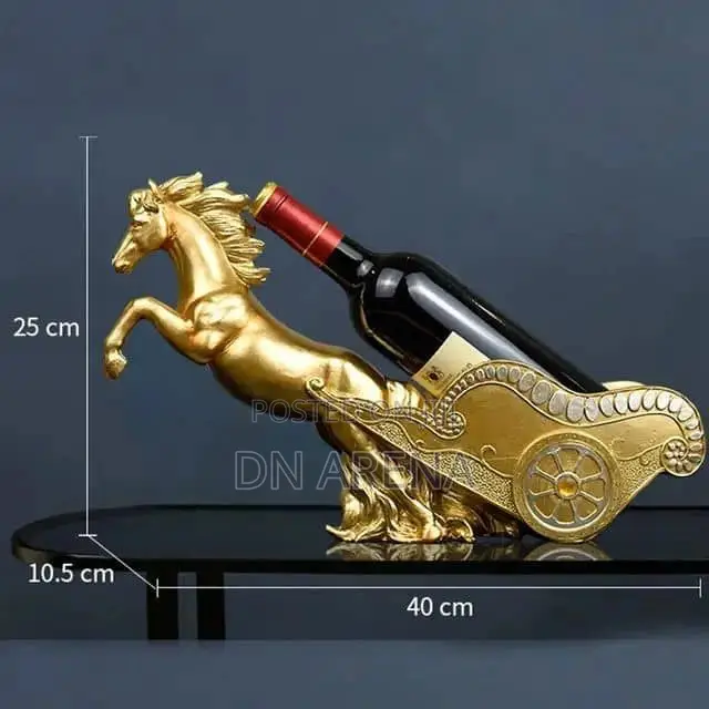 Golden Horse Wine Rack