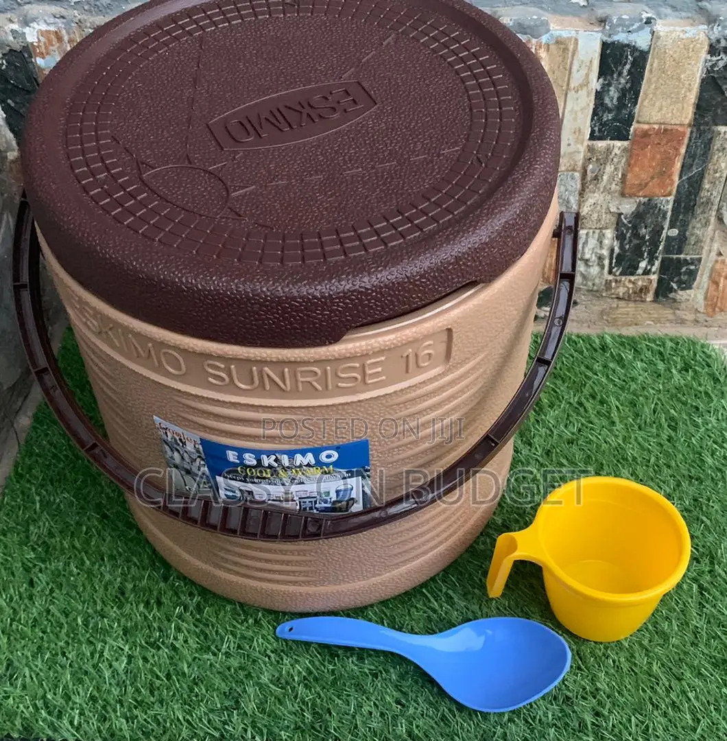Eskimo Sunrise Ice Chest/ Food, Drinks Storage Flask