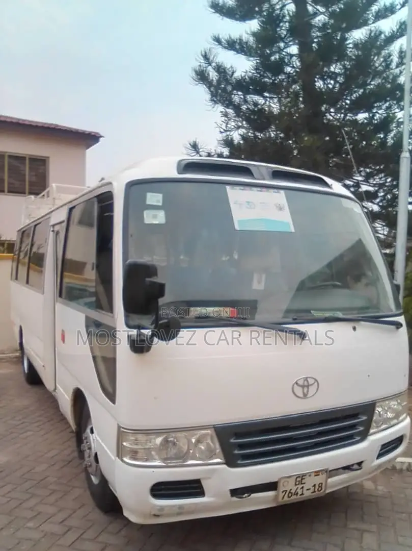 Car Rental - Toyota Coaster Bus - 30 Seats for Rent