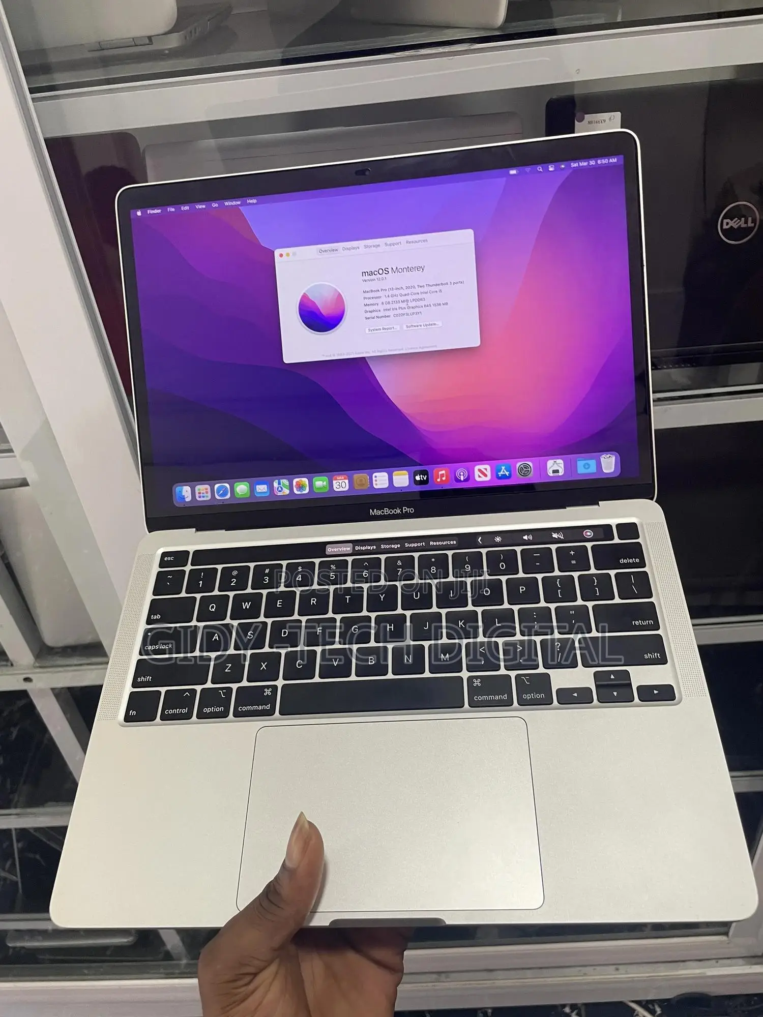 Laptop Apple MacBook Pro 2020 8GB Intel Core I5 SSD 256GB