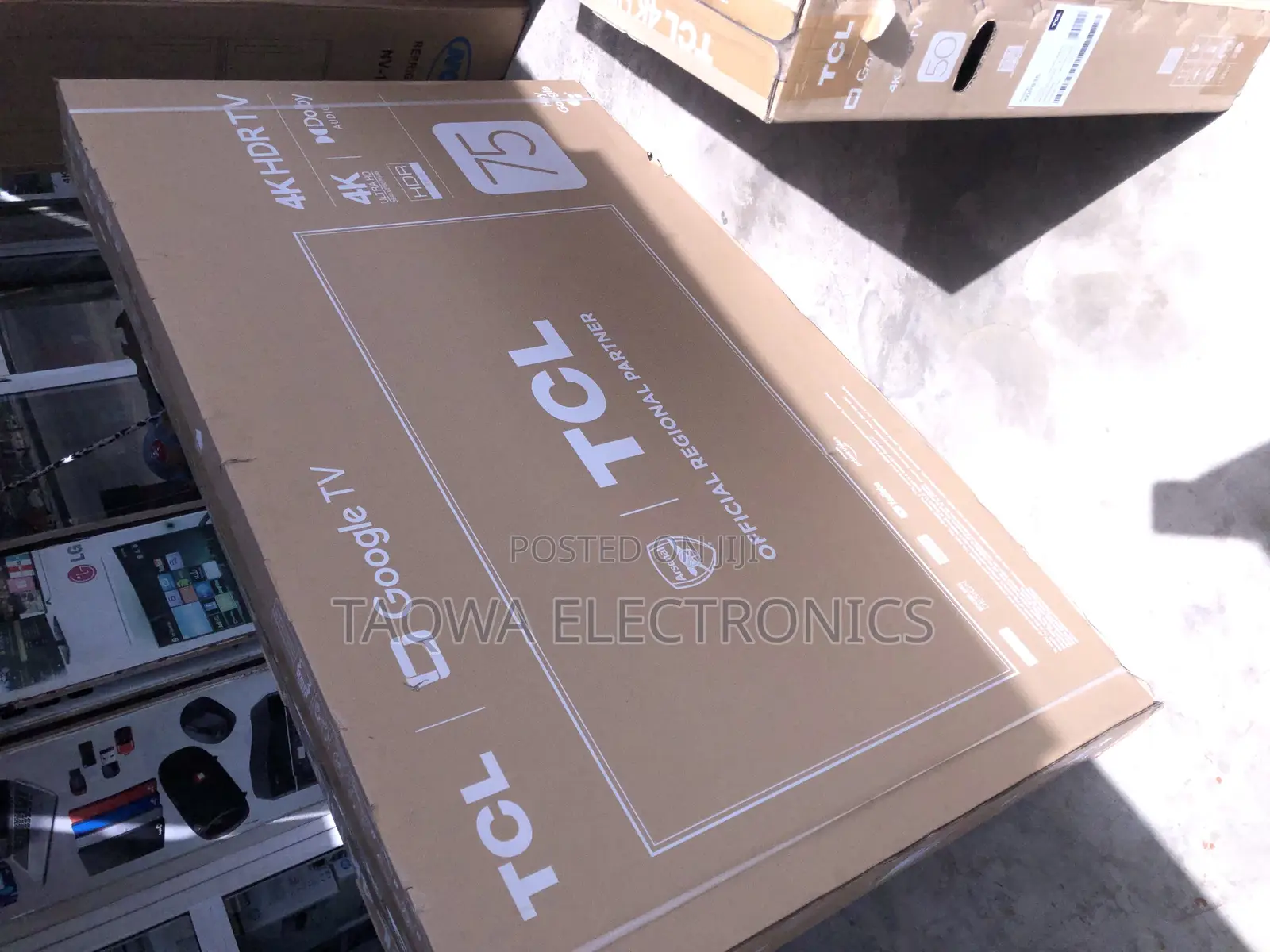 Frameless TCL 75 Inches Smart Tv