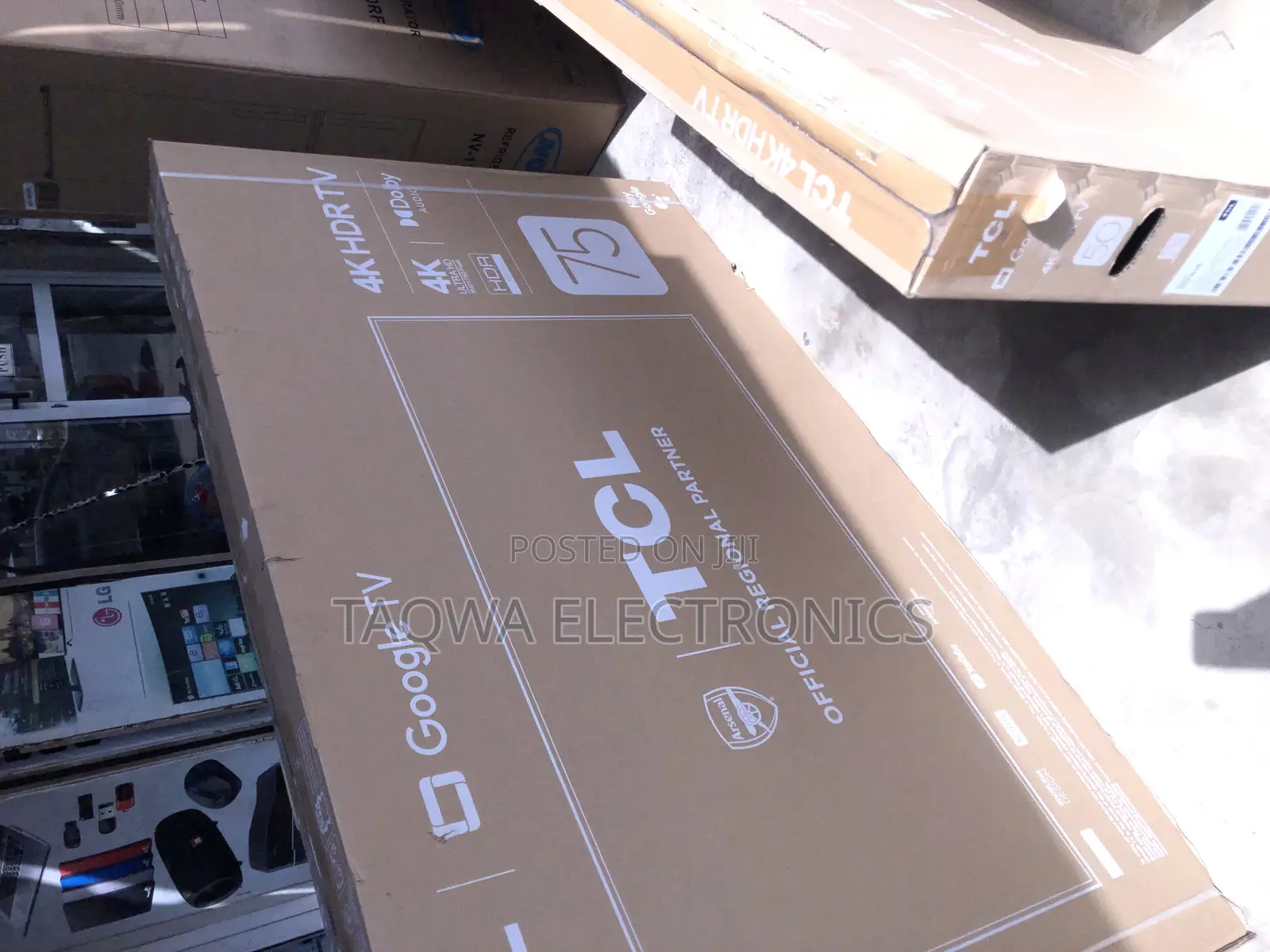 Frameless TCL 75 Inches Smart Tv