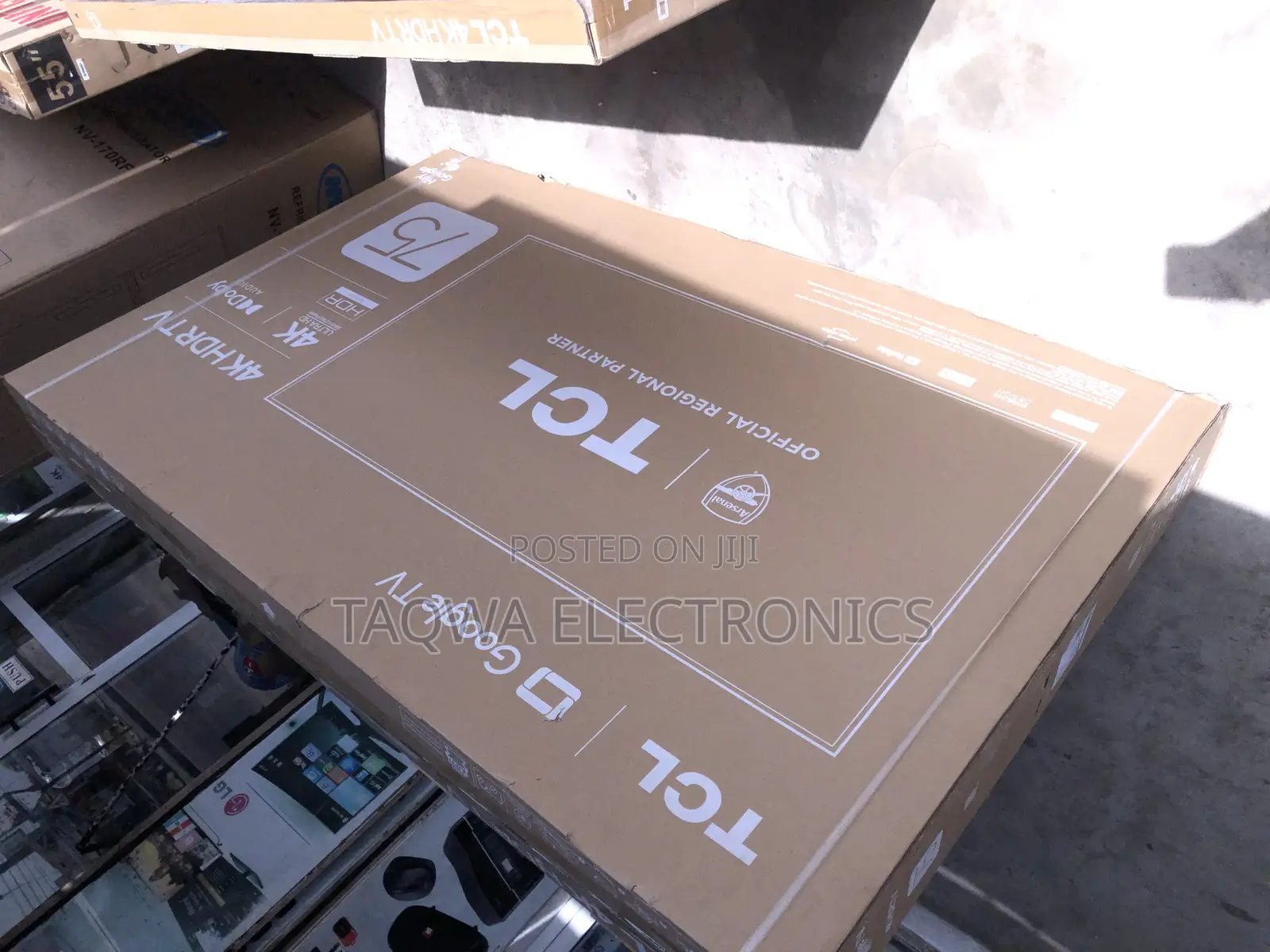 TCL 75 Inches Frameless Android Google Tv