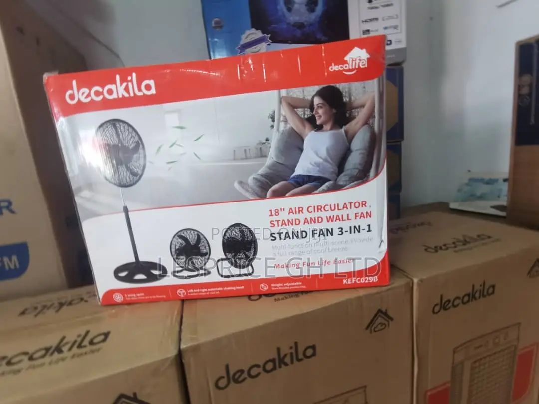 Standard ~Decakila 18” 3in1 Standing Fan
