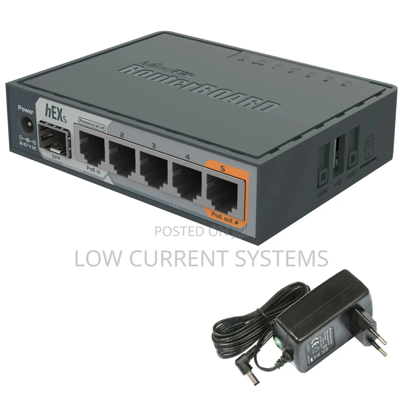 Mikrotik Hex S Rb760igs Router Network SFP Port Routerboard