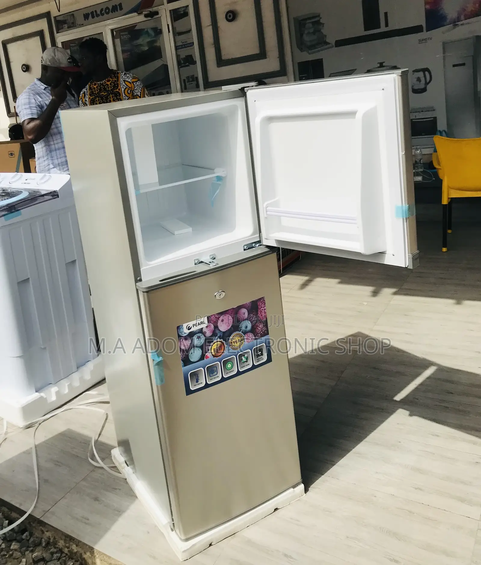 Fast Cooling Pearl Pf-172-2 2 Door Electric Refrigerator.