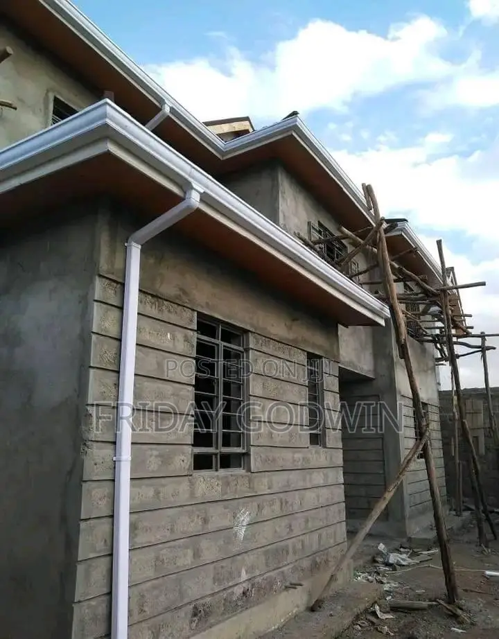 Installation of Rain Gutter and Downspout