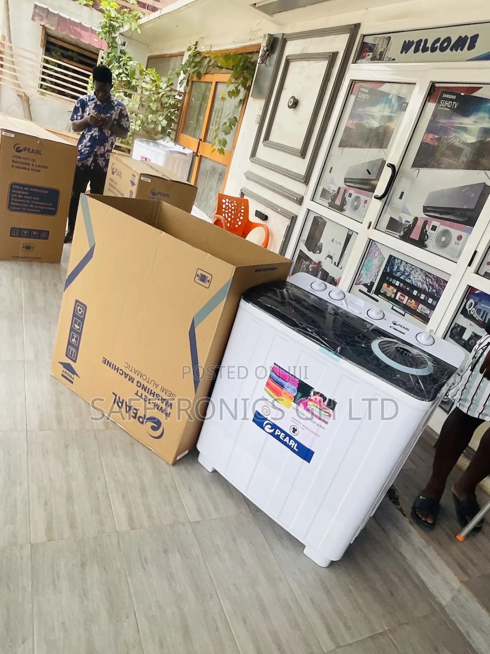 Electric 12kg Semiautomatic Pearl Topload Washingmachine