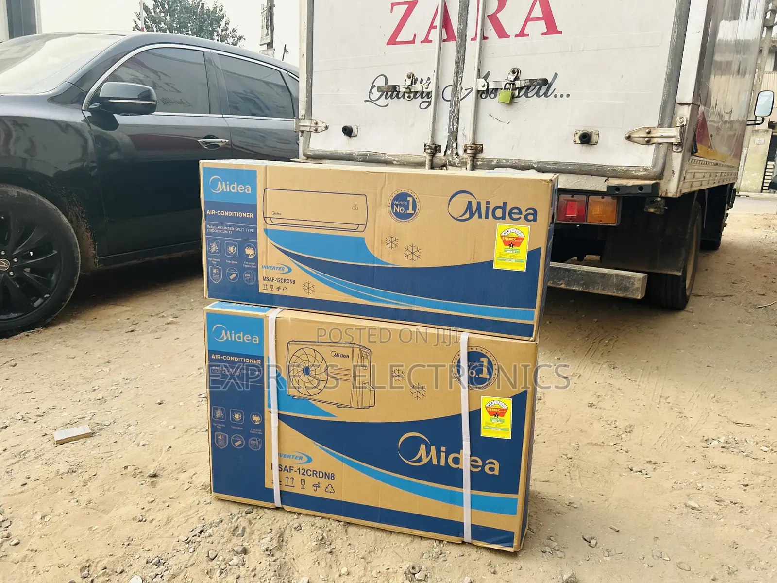 Durable Sleek White Inverter Midea 1.5hp Split
