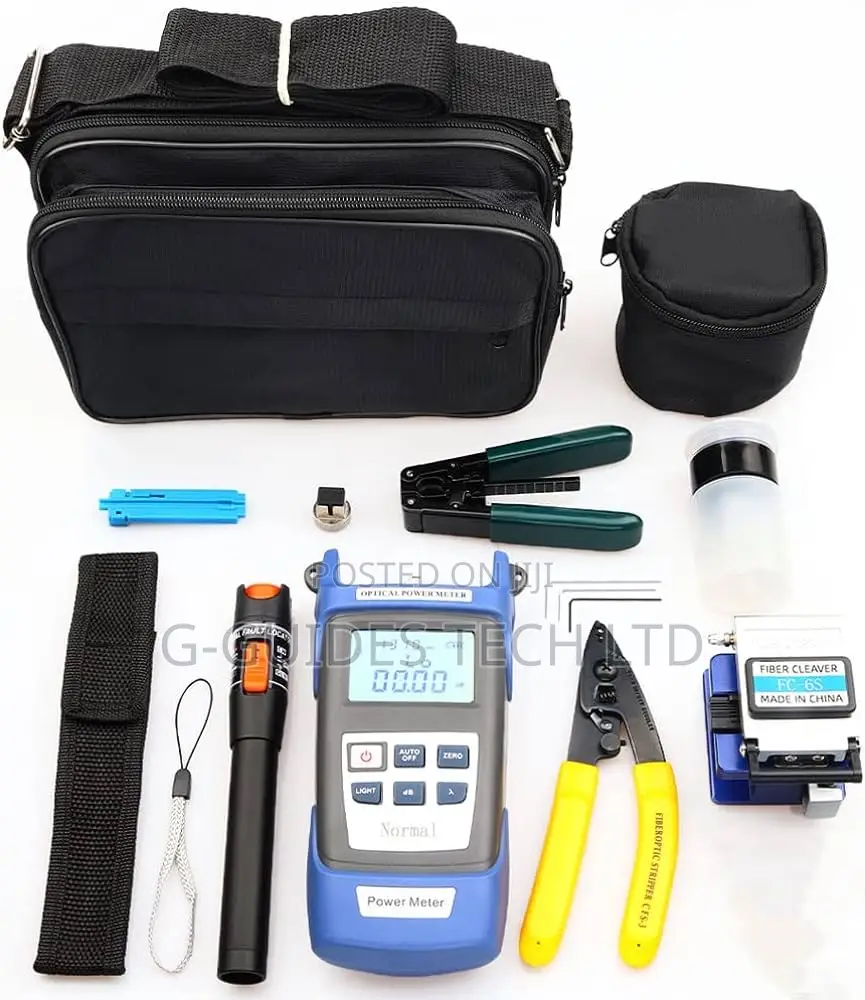 Fiber Optic Termination Tool Kit -9 in 1,Ftth Fiber Tool Kit
