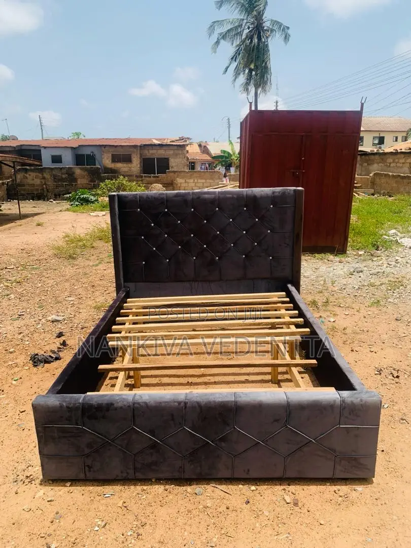 Fabric Double Bed Frame