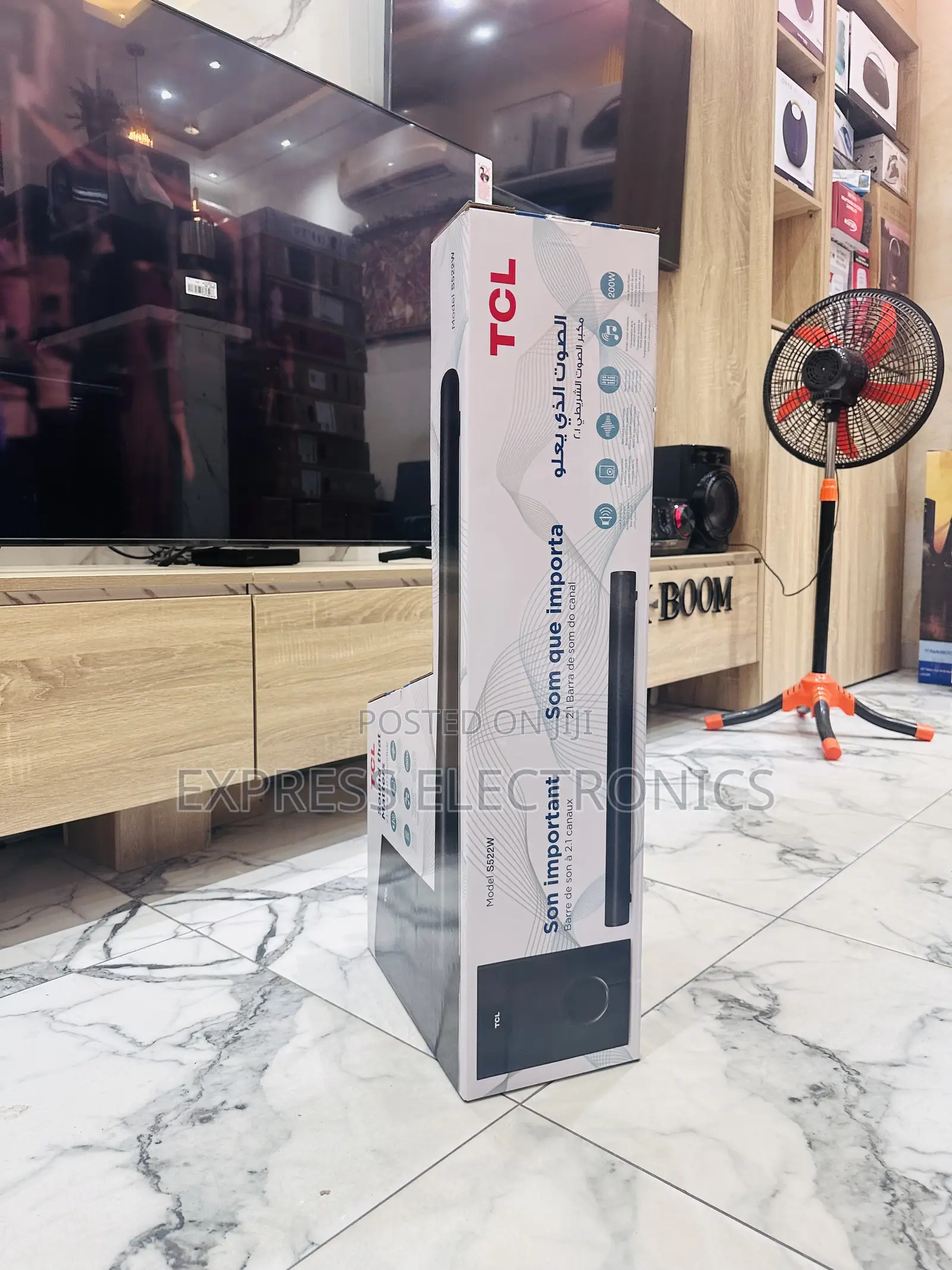 Authentic Sleek Soundbar With Woofer S522w