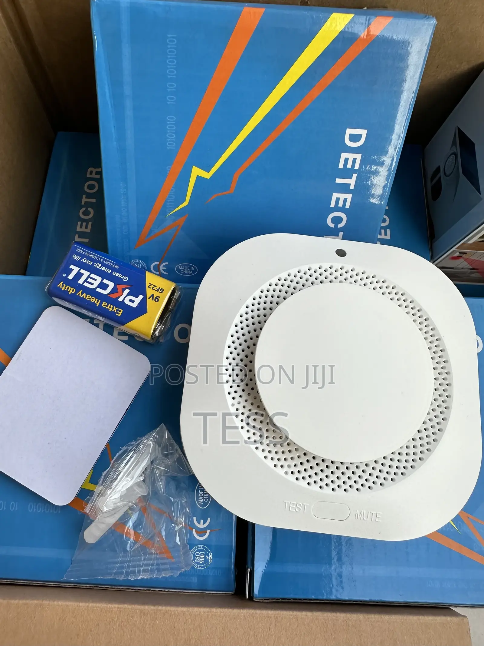 Smoke Detector Wireless Standalone With 9v Battery