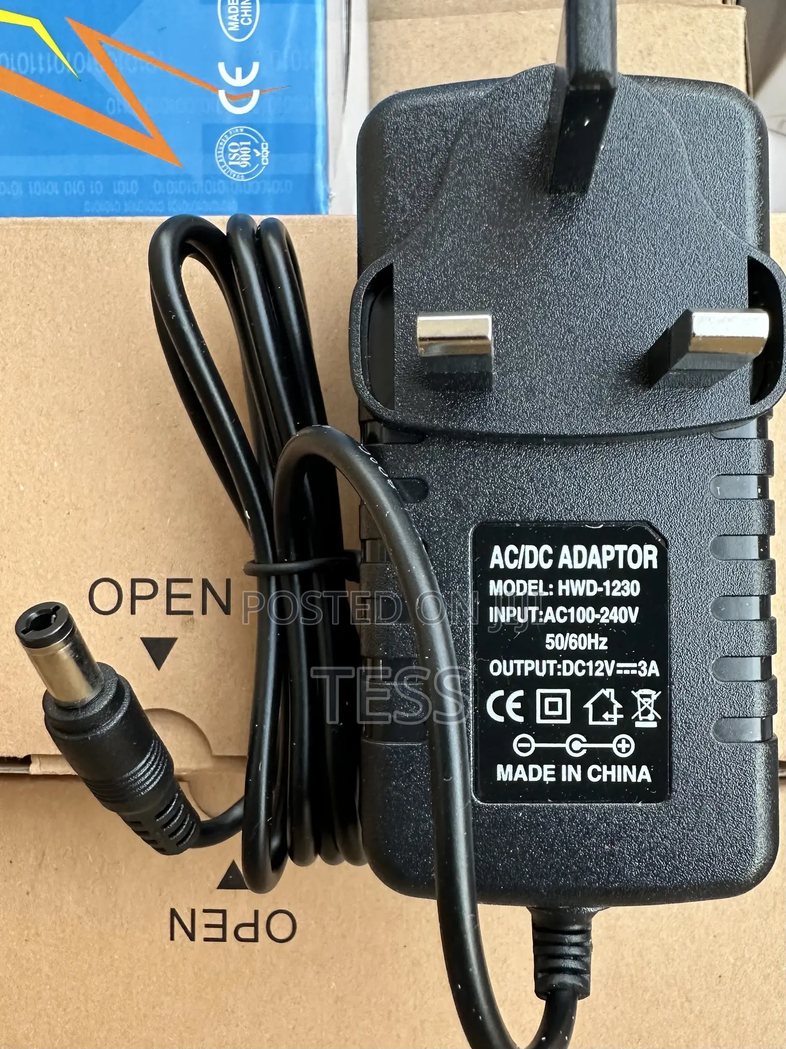 Adapter 12v 3A AC/DC DVR Adapter