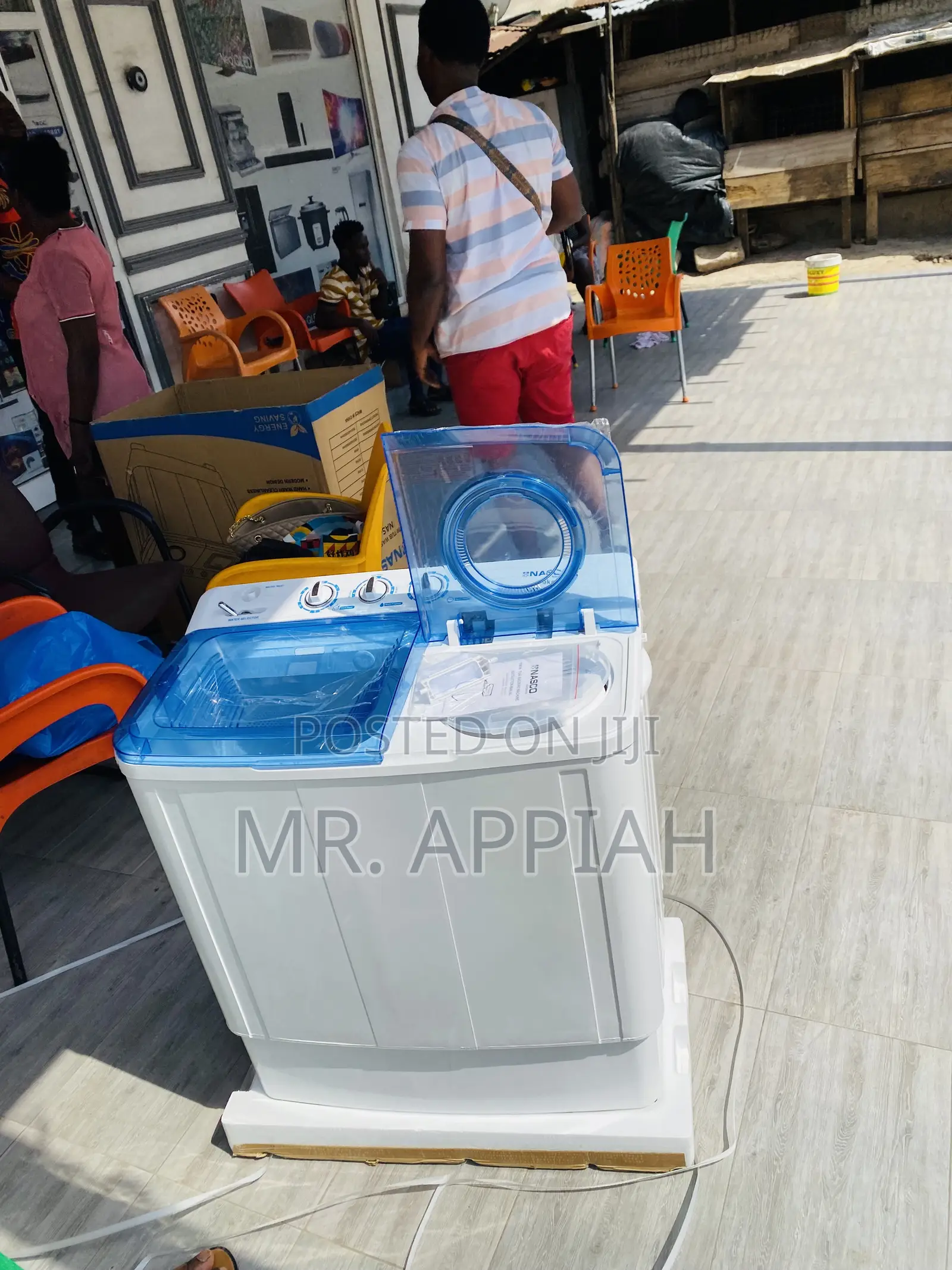 Fresh in Box Nasco 8kg Top Load Electric Washing Machine.