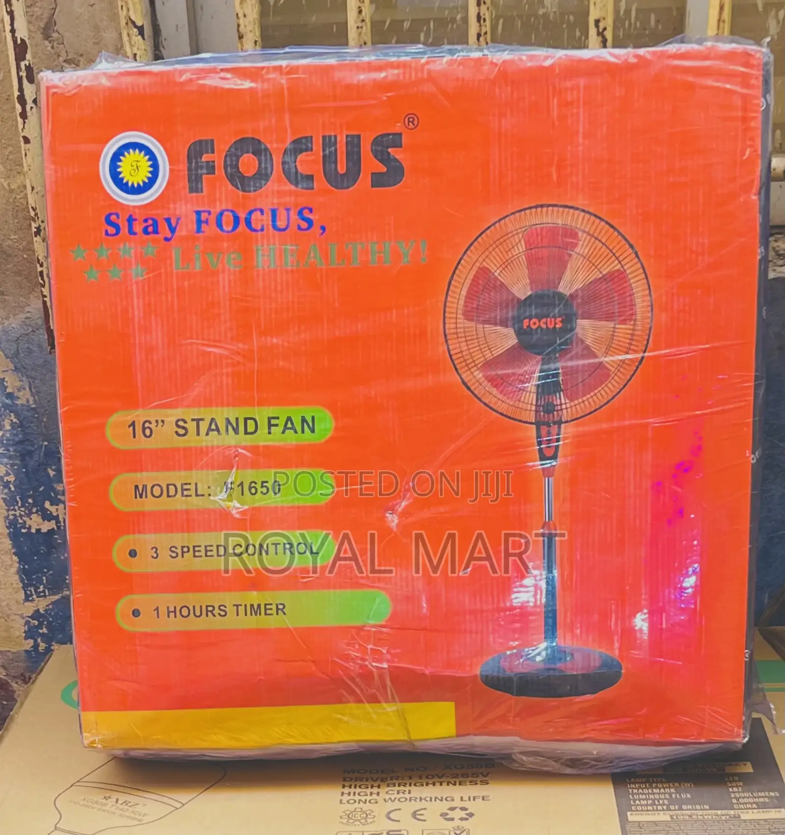 16” Focus Standing Fan