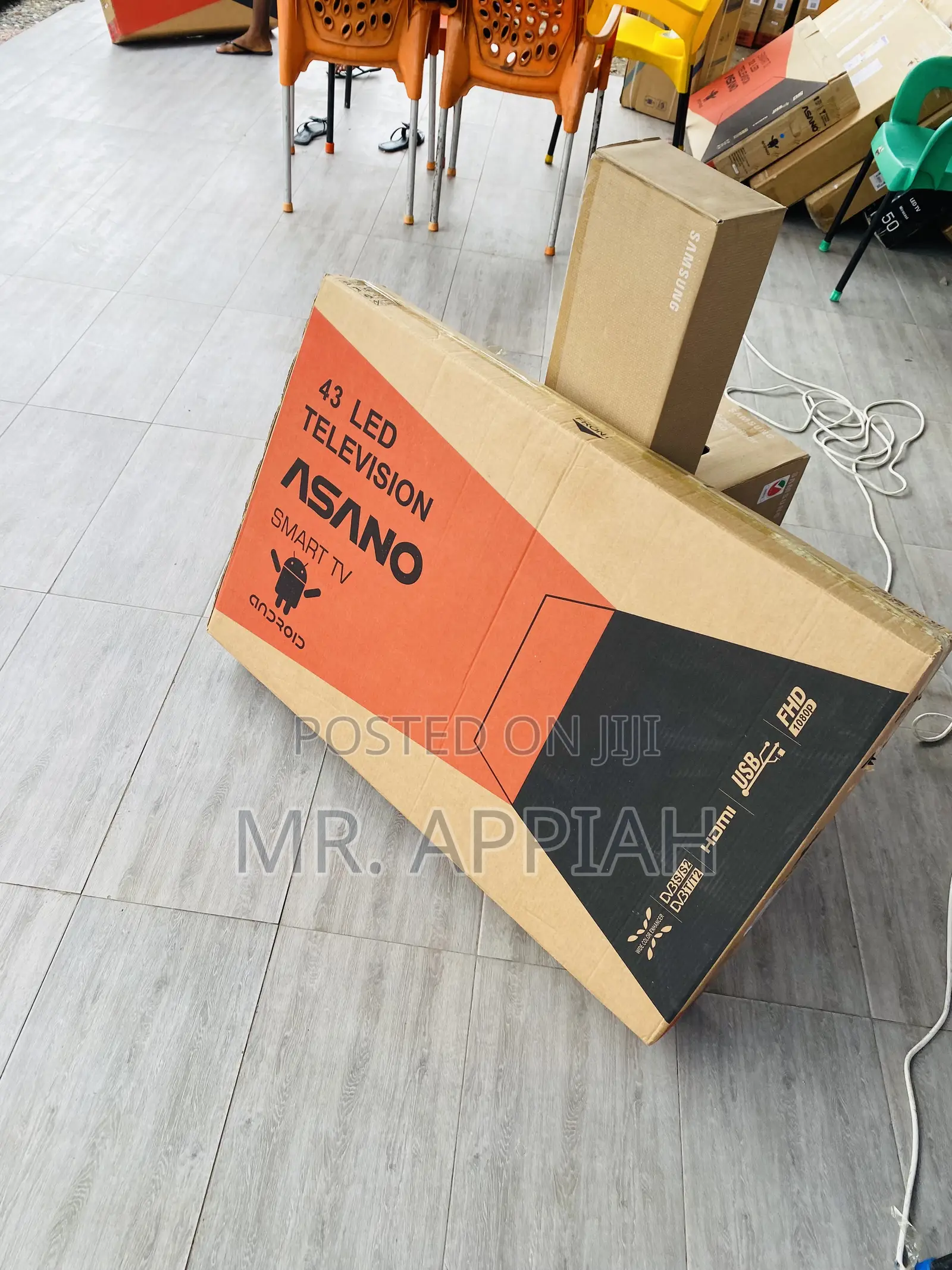 Asano 43 Inch Digital Satellite Smart Electric Led Tv.