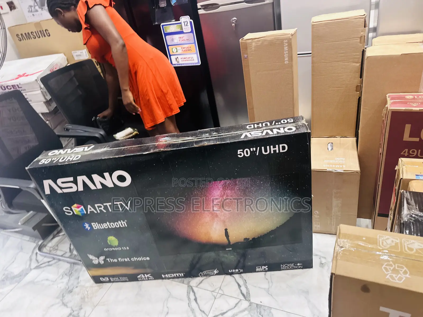 Asano 50”Uhd Smart Glossy Led Screen