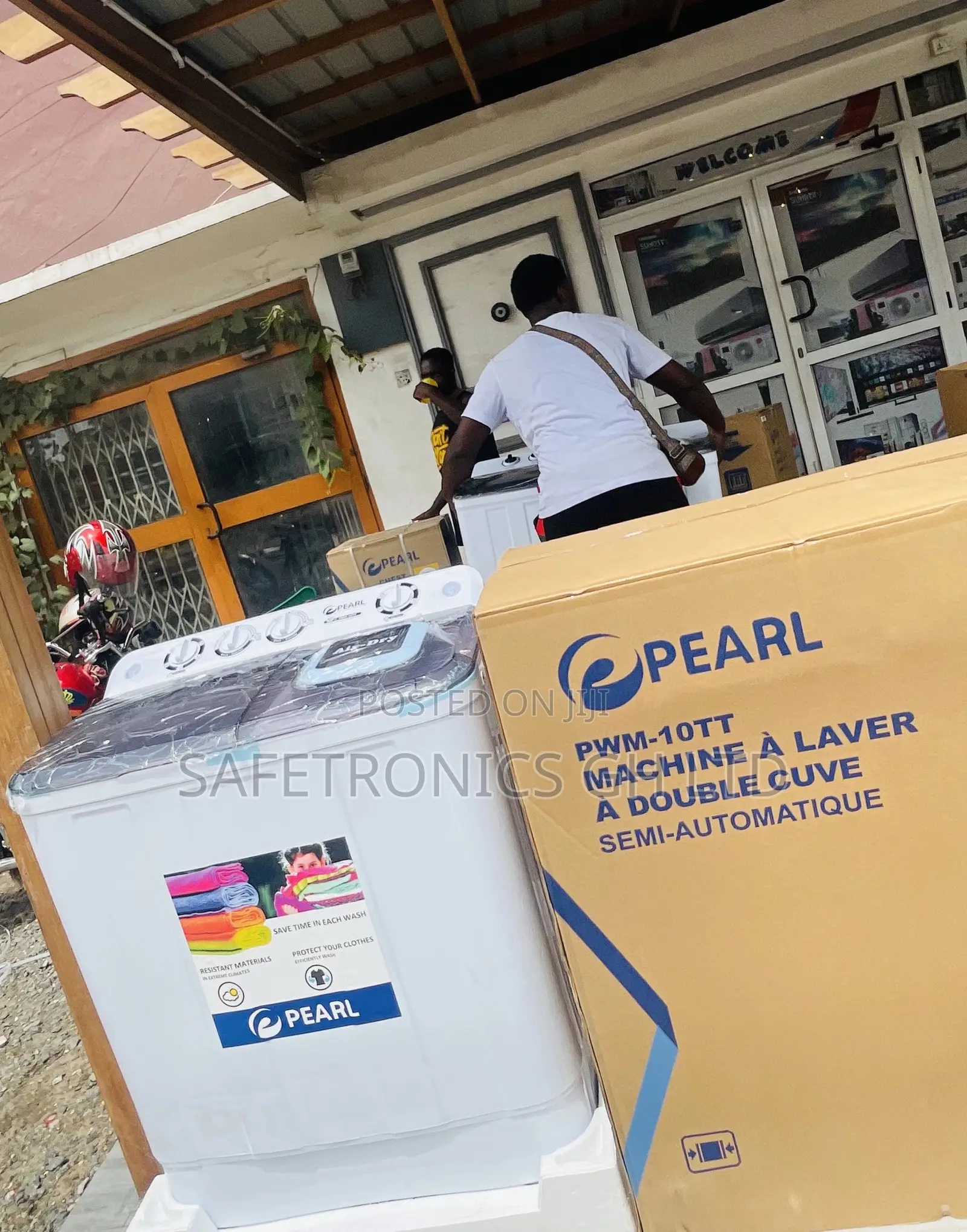 Electric Washingmachine Pearl 10kg Topload Semiautomatic