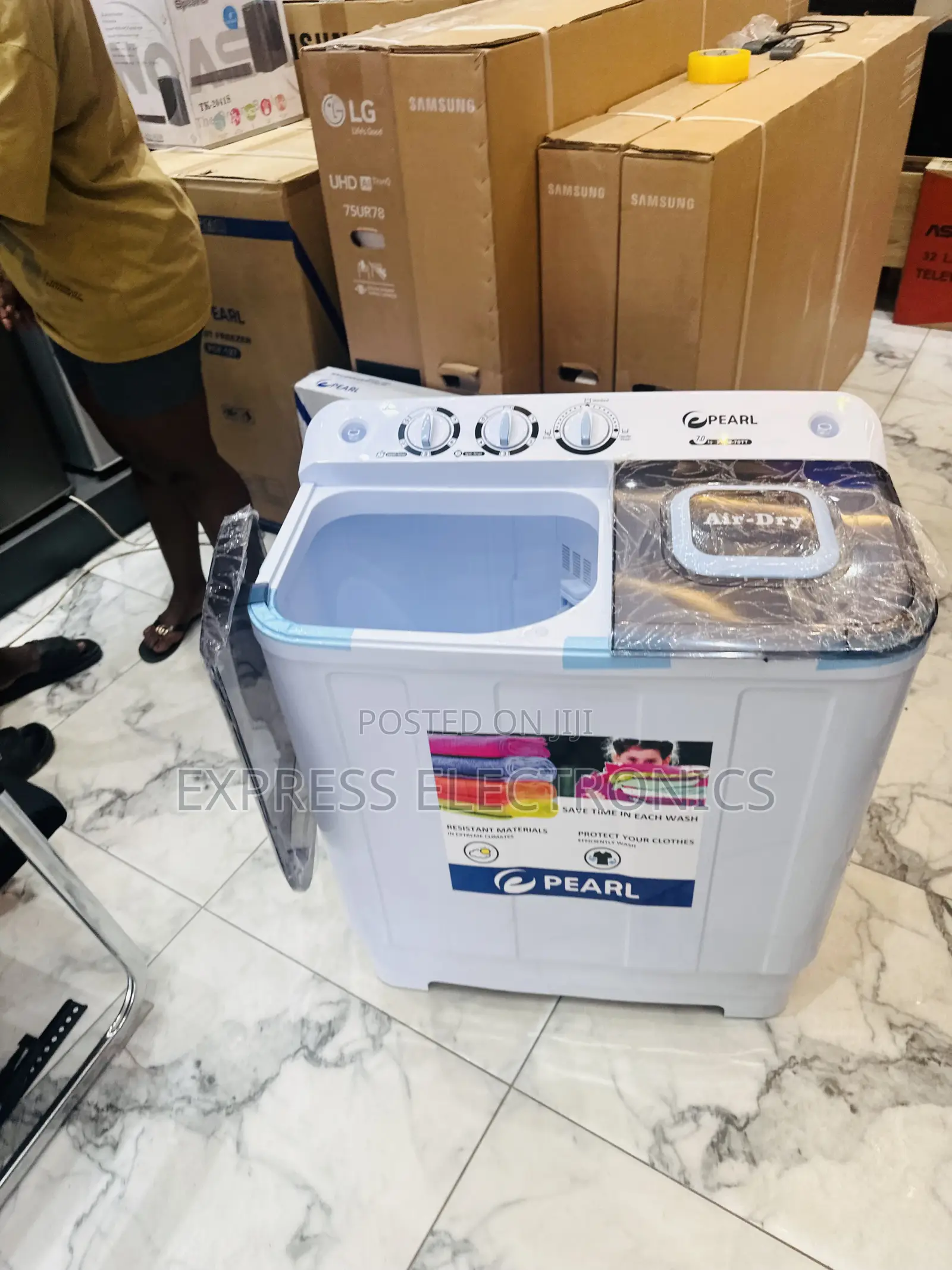 Very Authenticqasher Topload Pearl 7kg Twintub