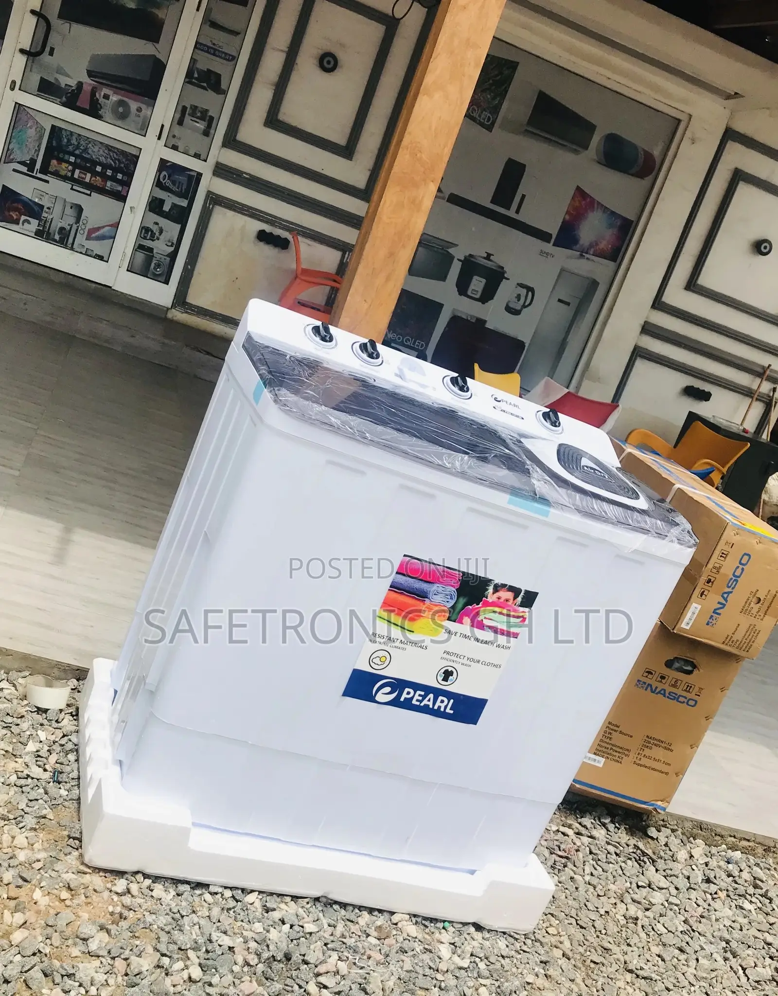 Affordable Pearl Semiautomatic Washingmachine 15kg Topload