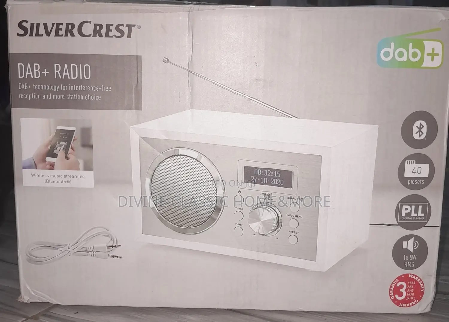 Silvercrest Dab+ Radio With Bluetooth(Germany)