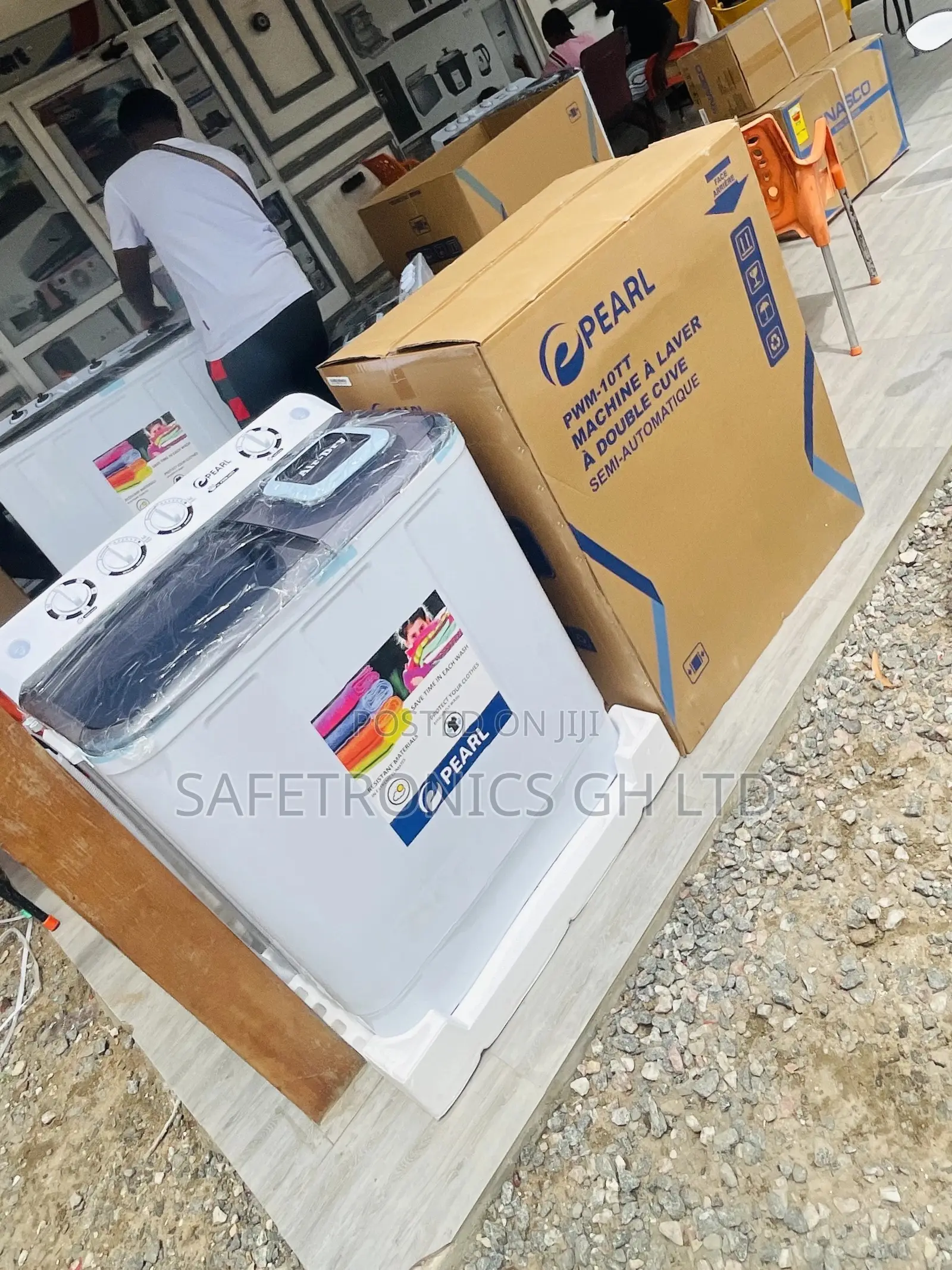 Lasting 10kg Topload Semiautomatic Washingmachine Pearl