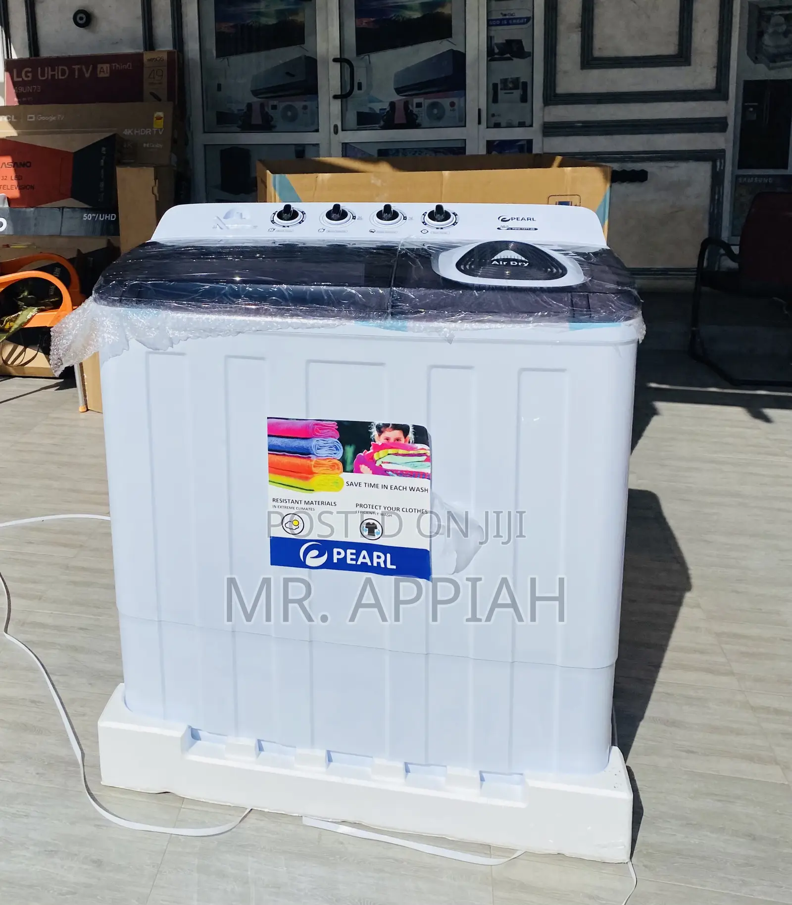 Unique Design Pearl 18kg Top Load Washing Machine.