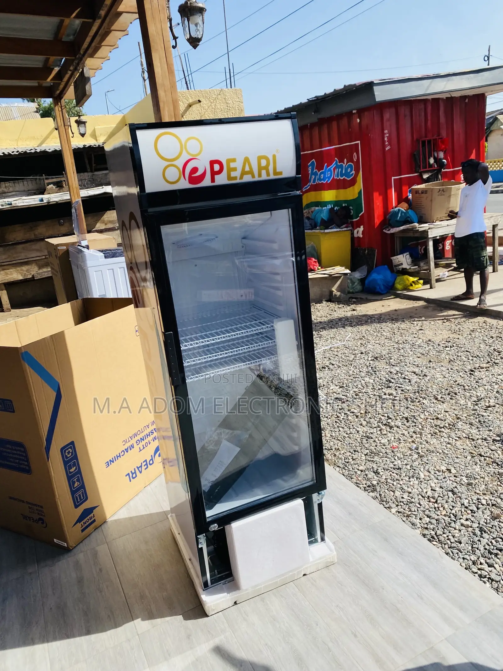 Durable and Affordable Pearl PVC-316 1 Door Display Fridge.