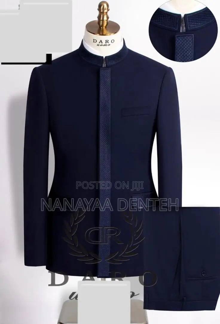 Men' S Chinese Neck Suit.
