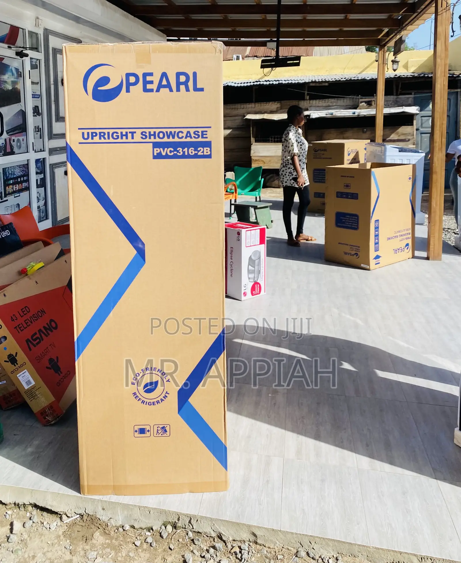 Nicely Designed Pearl PVC-316 Single Door Display Fridge.
