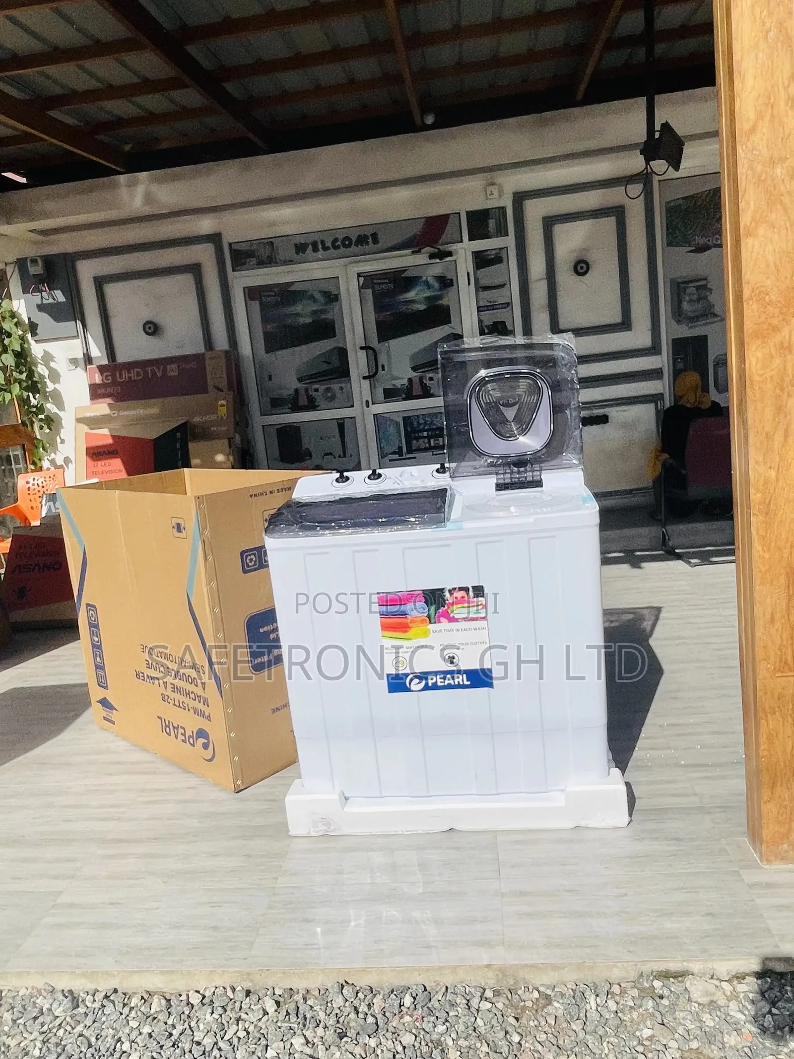 Durable Topload Semiautomatic 15kg Pearl Washingmachine