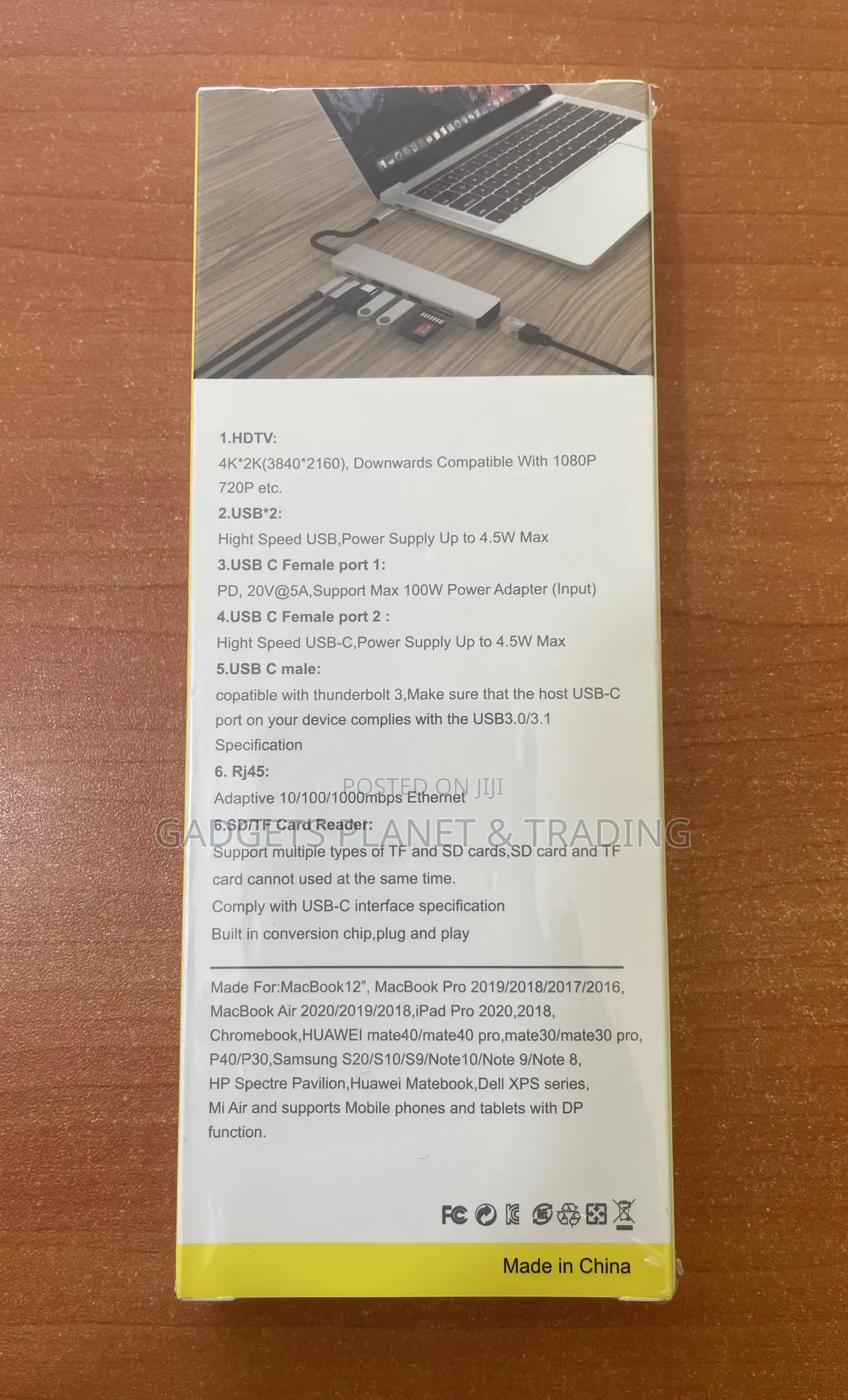 8 in 1 USB C Docking Station Hub - 8 Ports