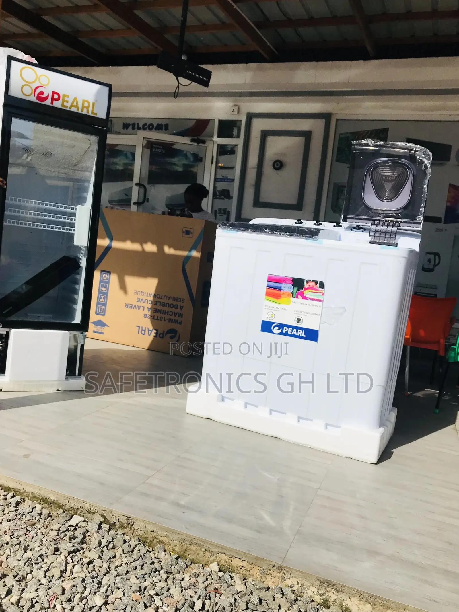 Electric Semiautomatic Pearl Washingmachine 18kg Topload
