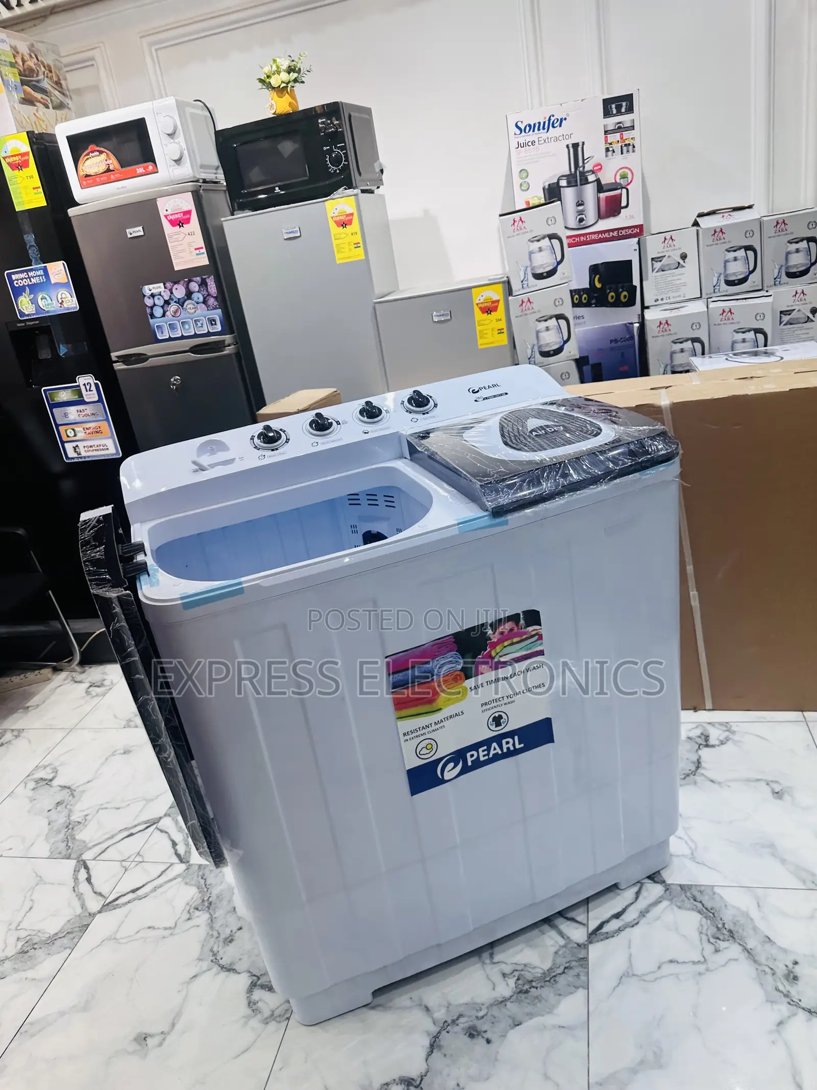 Neatly Sealed Washing Machine 18kg Topload