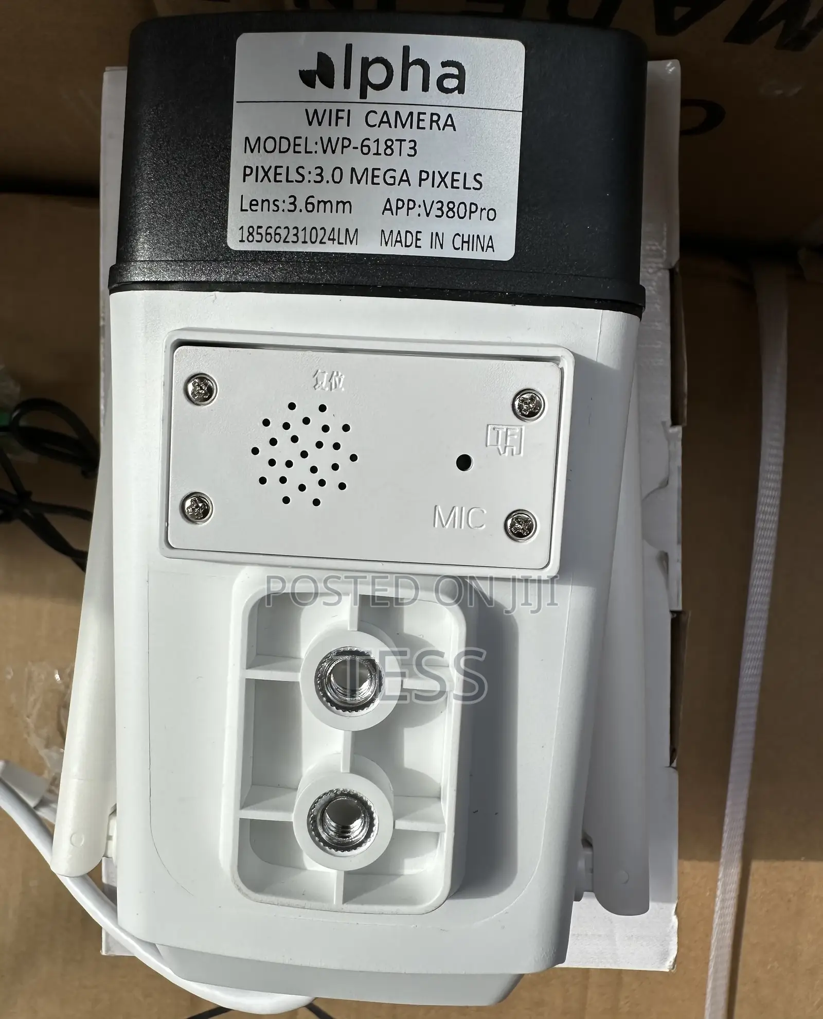 Wifi Bullet (Outdoor) 3MP Camera APP V380 With Camera Stand