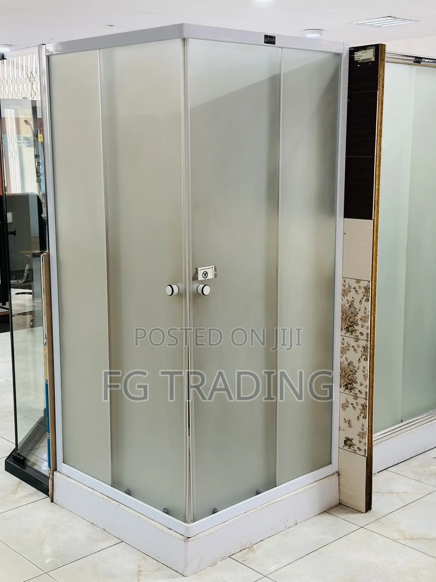 Frosted Bathroom Glass - Shower Cubicle - Plain Glass Room