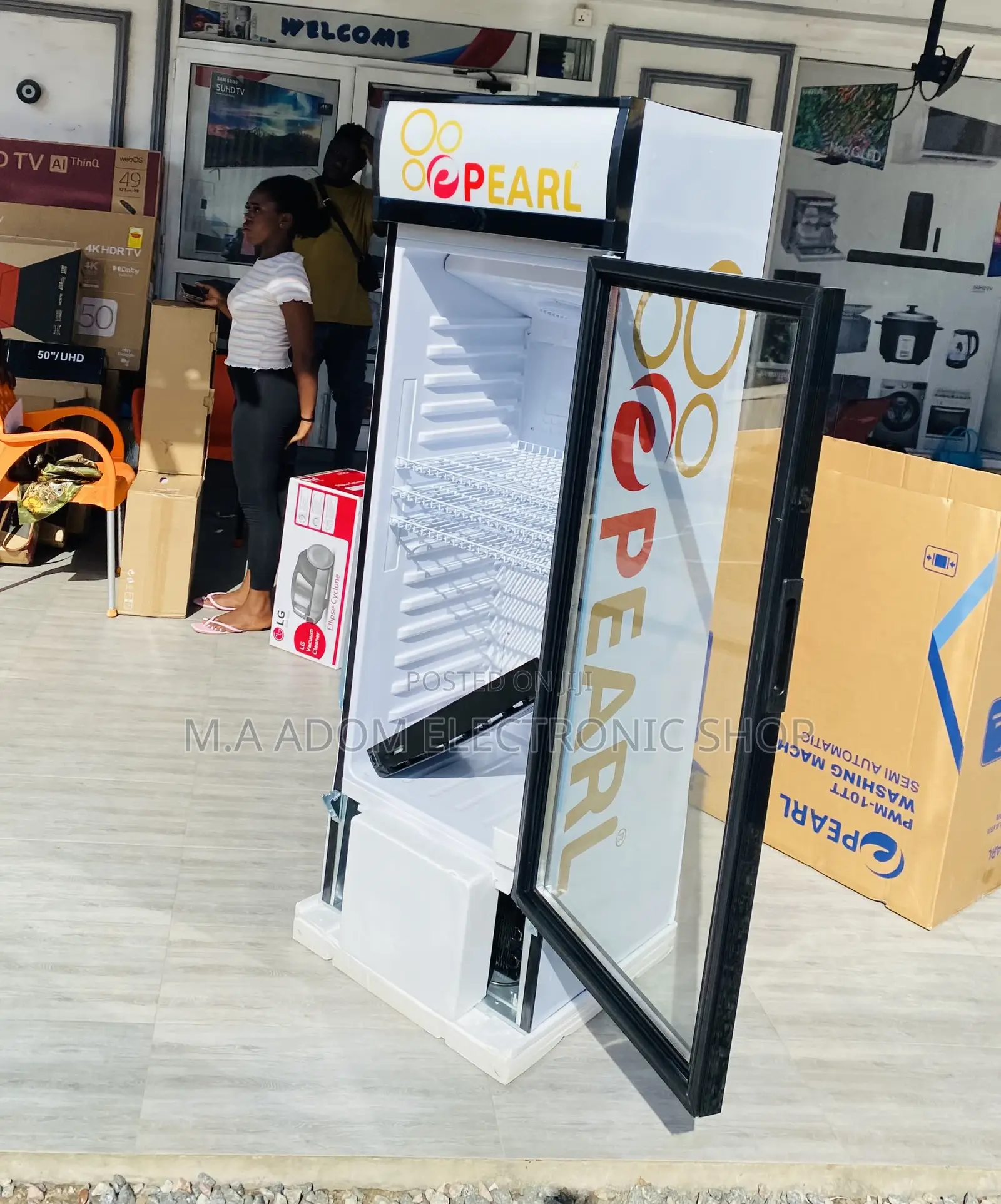 Latest Pearl PVC-316 Single Door Refrigerator.