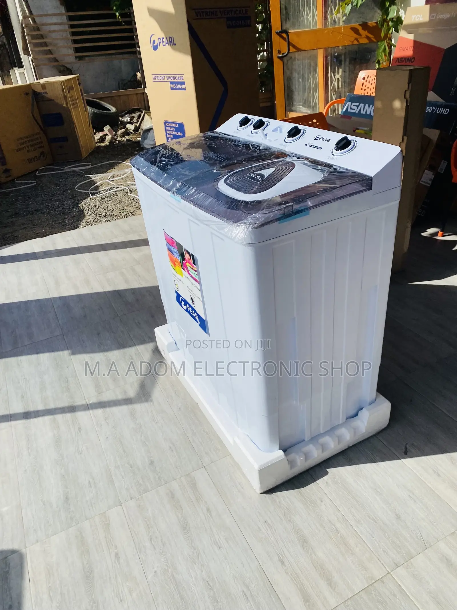 Brand New Pearl 15kg Electric Top Load Washing Machine.