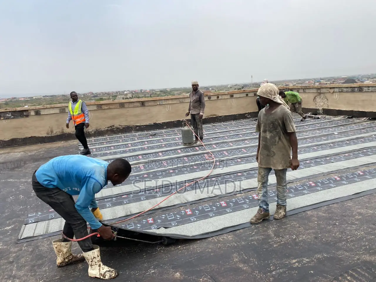 Waterproof on Concrete Roof