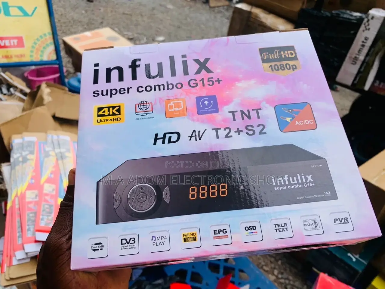 Quality Yet Affordable Infulix Super Combo G15+ Decorder.