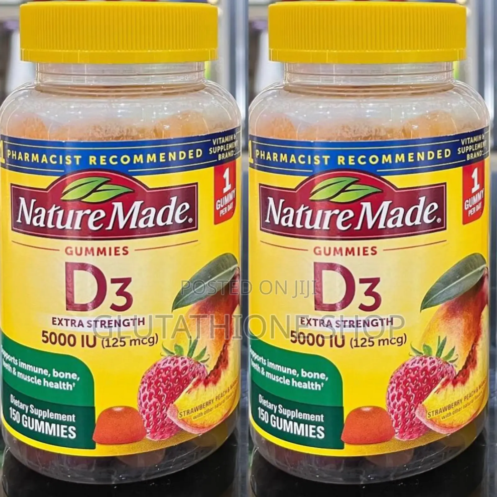 Nature Made Extra Strength Vitamin D3 5000 Iu 150 Gummies