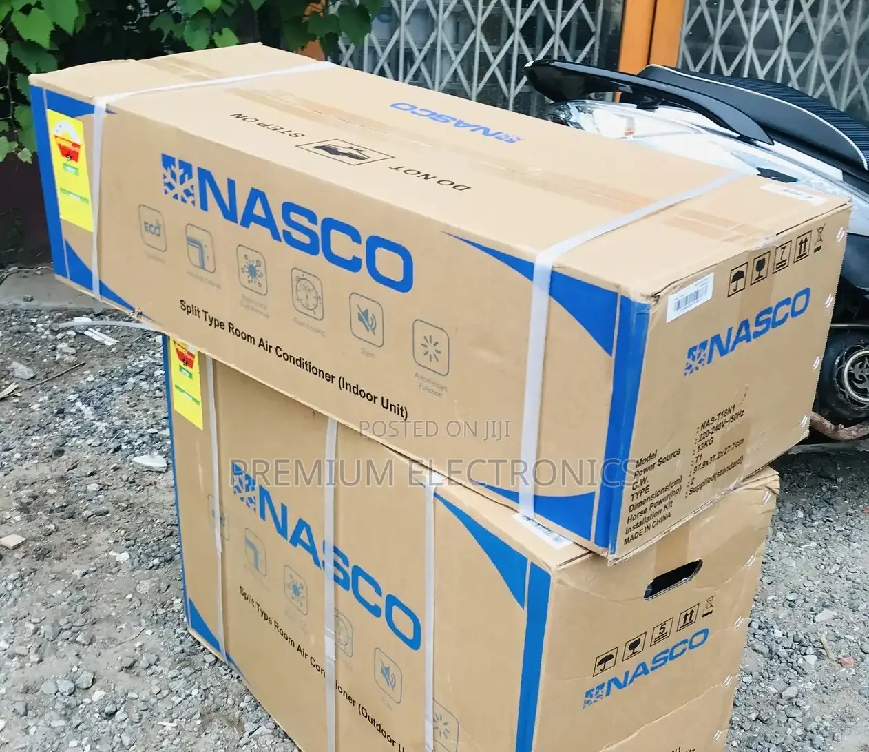 Promoo! Nasco 2.0hp Split Ac R410 Gas Nas-t18n1