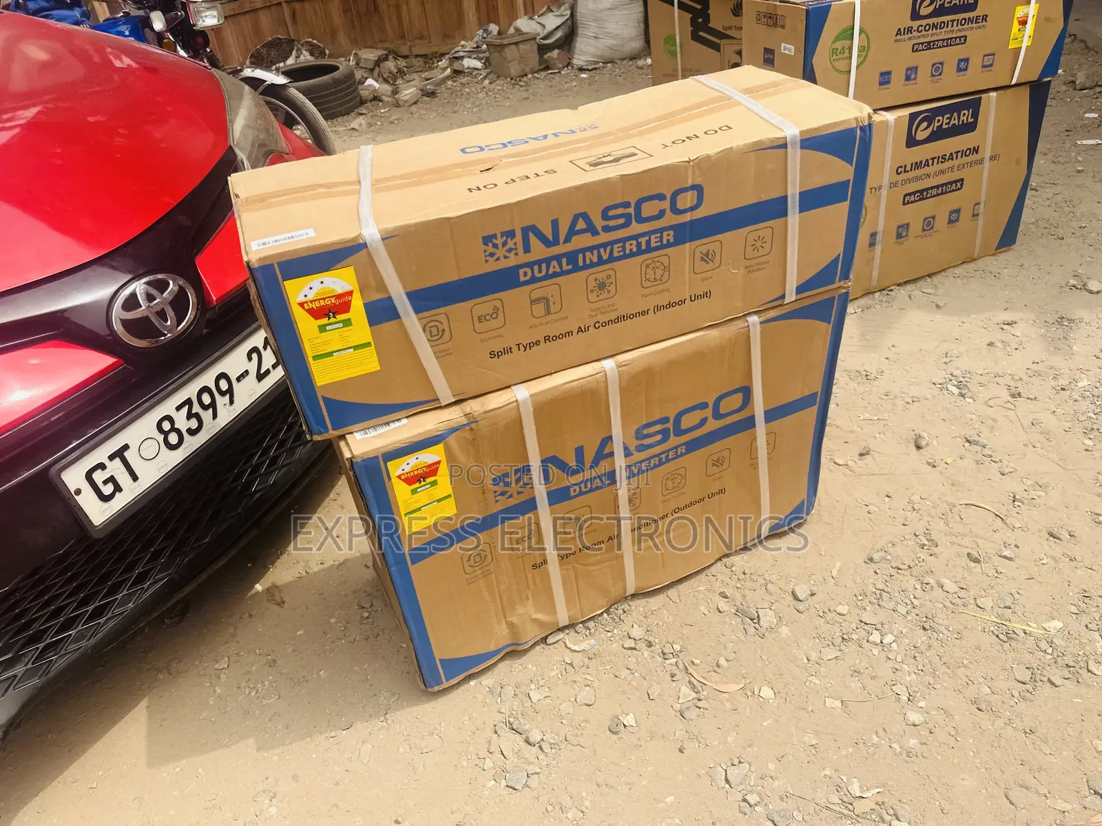 High Sleek Air Conditioner Nasco 1.5hp Split R410 Gas