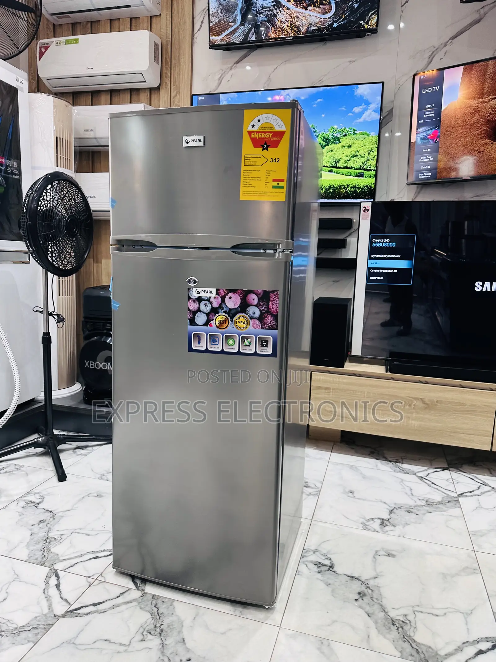 High Quality Sleek Design Pf-270ix Fridge Double Door