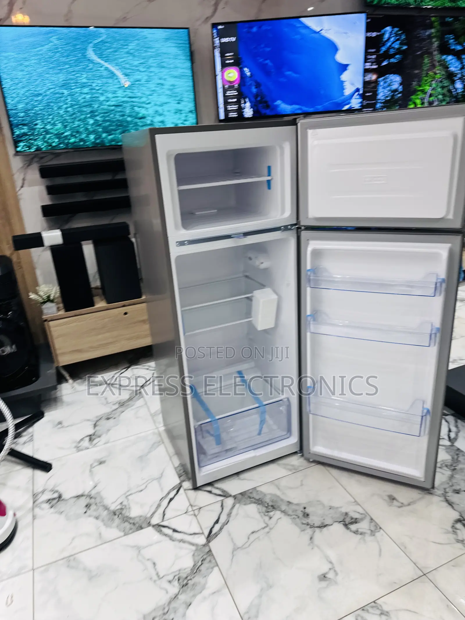 Fridge Double Door PF-270IX Grey.